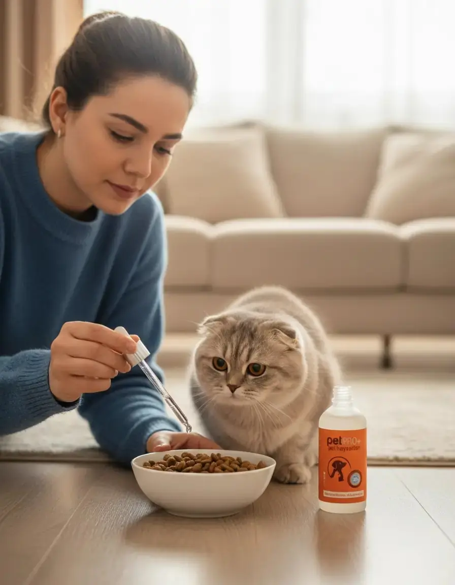 PetPro+ Kedi probiyotik damla şişesi